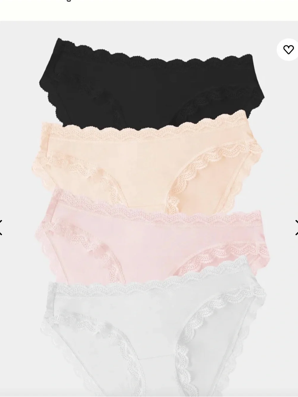 Stripe and stare- Women's Pack - Black, White, Pink Knickers xs